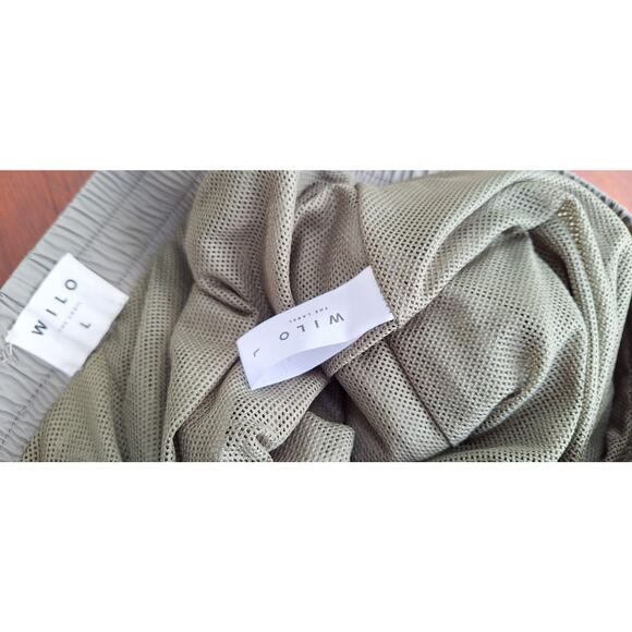 WILO the label Anthropology Women's Parachute Pants Jogger Gray Sz L Athleisure - Picture 4 of 9